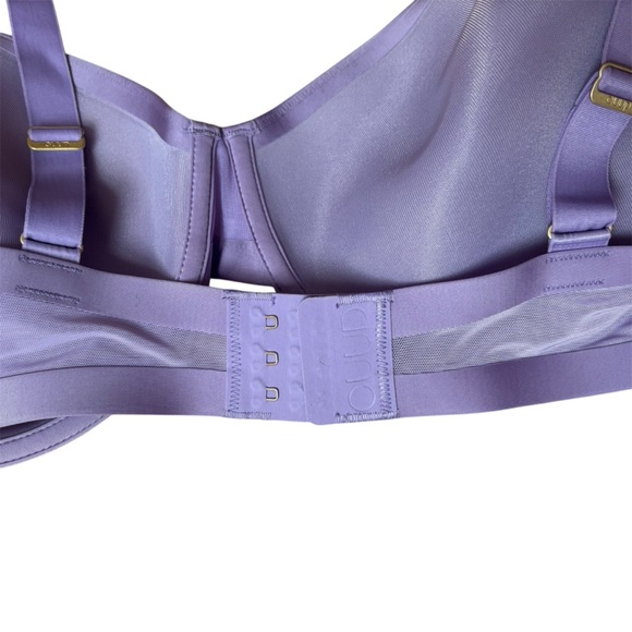 Cuup The Demi Bra Size 42F Underwire Adjustable Strap Mesh Women's Purple - Picture 3 of 5